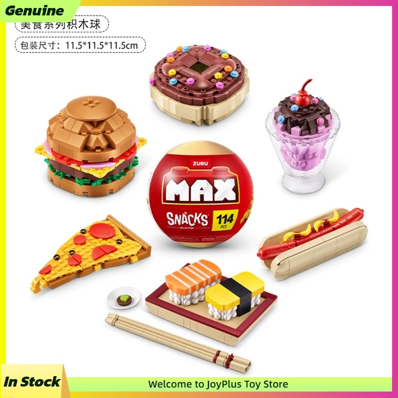 Food Good Snacks - ZURU MAX Snacks: Сюрприз-бокс с мини-конструктором,