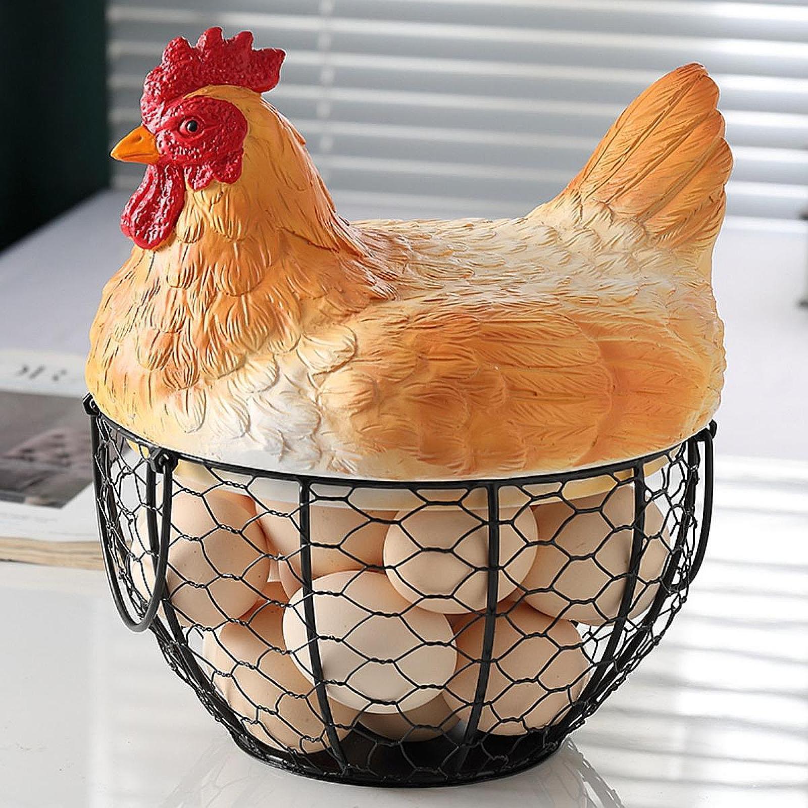 Food Snacks Basket - Корзина для яиц с крышкой, кухонные