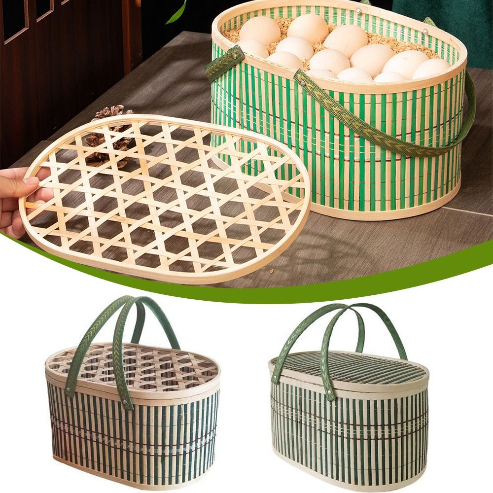 Прочная бамбуковая корзина руч – обзор и цена Food Snacks Basket