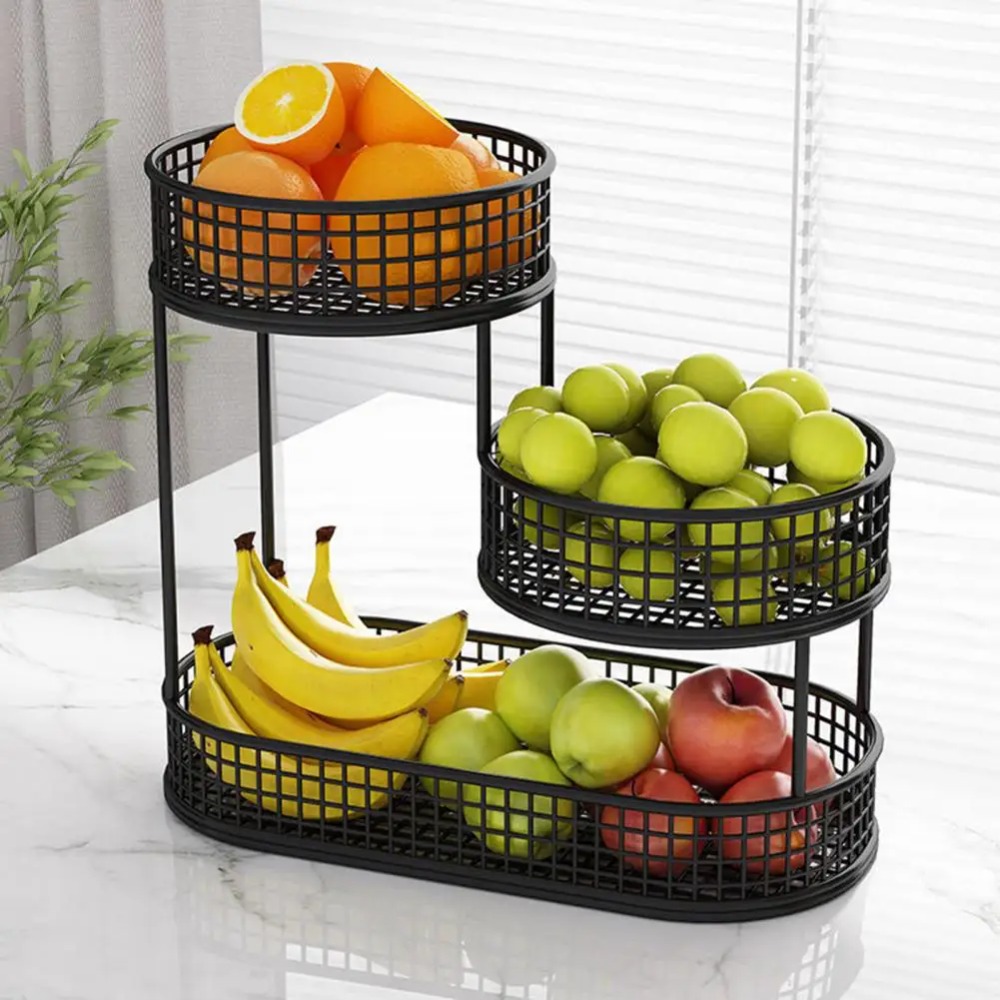 Трехслойная корзина с фруктами – обзор и цена Food Snacks Basket